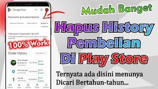 Cara Menghapus History Pembelian Di Play Store