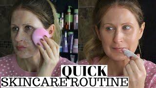 MY QUICK MORNING SKINCARE ROUTINE IF I'M SHORT FOR TIME!