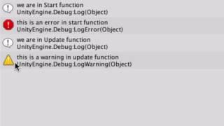 Unity C# How to add message to Console using Debug.Log()