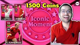 GOT 2 ICONIC MOMENTS in 1500 COINS (BAYERN MUNICH)  PES MOBILE