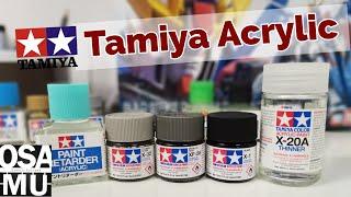 [Review] รีวิวสี TAMIYA Acrylic Titanium silver(X-32), Gun metal(X-10) and Metallic grey(XF-35)