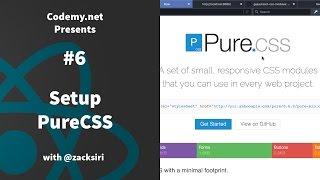 React: Setup PureCSS - [006]