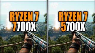 7700X vs 5700X Benchmarks | 15 Tests - Tested 15 Games and Applications