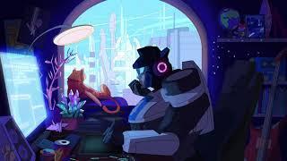 cybertronian radio | lofi girl inspired art | transformers