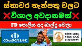 ස්තාවර තැන්පතු දාන්න එපා |Fixed deposit interest rates |fd rates in sri lanka |Money market account