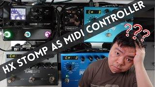 How To Use Line 6 HX Stomp as a MIDI Controller (No Extra Gear Needed!)