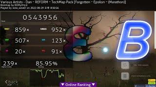 epsilon Tech 85.95% (forgotten 1.4)