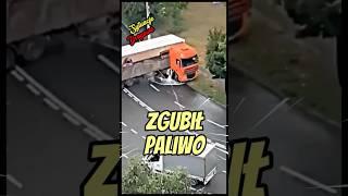 Zgubił paliwo #truckdriver #trucker #camionista