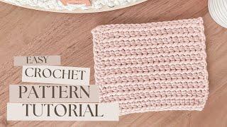 Crochet Pattern TUTORIAL  Unique and Easy Crochet Pattern   Double Slip Stitch Variations