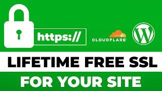 How to Get a Free SSL for your WordPress Website | Lifetime Free CloudFlare SSL Tutorial 2024