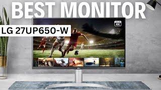 Best Budget 4K Monitor 30K in 2024 | LG 27UP650-W 27 Inch 4K Monitor