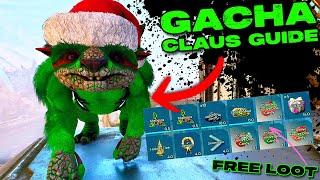 How GACHA CLAUS Works in Ark Survival Ascended!! Free Loot Gacha Claus Guide!!!