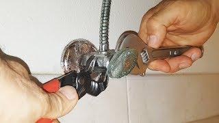 How to fix a leaky Shut-Off valve. Fix water leakage in a seconds