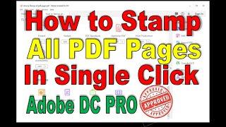 How to Stamp All PDF Pages in Single Click using JavaScript