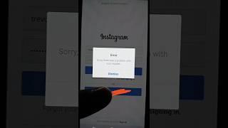 sorry there was a problem with yourrequest instagram