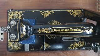 Швейная машина редкая H.Grossmann Dresden#baraholkatop#h.grossmanndresden#швейнаямашина#антиквариат