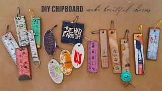 make junk journal charms 6 ways (no jewelery tools needed)