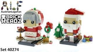 Lego Brickheadz 40274 Mr. & Mrs. Claus - Lego Speed Build Review