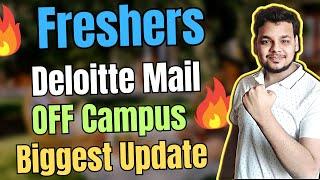 Deloitte NLA Again | OFF Campus Drive For 2024 , 2023 , 2022 Batch Hiring | Latest Fresher Jobs