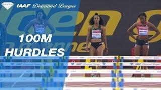 Sharika Nelvis Wins Women's 100m Hurdles - IAAF Diamond League Rome 2018