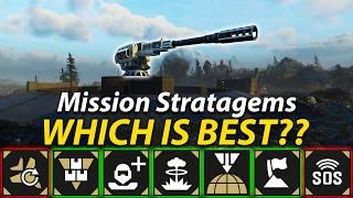 Ranking 7 Mission/Objective Stratagems!!! Which is Best? / Tier List! | Helldivers 2