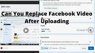 Can You Replace A Video On Facebook Without Losing Comments And Likes (2023)