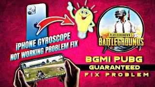 iphone gyroscope not working in bgmi/ pubg | Gyroscope Not Working Problem Solved, fix gyroscope