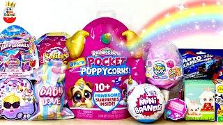 СЮРПРИЗ MIX! RainBoCoRns Pocket Puppycorns, Mini BRANDS, Pikmi Pops, Hatchimals, Surprise unboxing