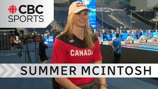 Summer McIntosh reflects on life post-Paris ahead of short course worlds | #CBCSports