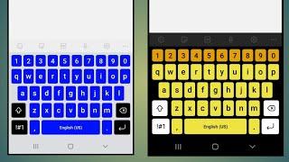 Samsung Galaxy : How To Change Color Of Keyboard