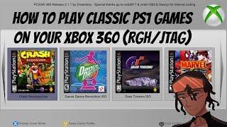 How To Play Classic PS1 Games On Your XBOX 360 RGH/JTAG (Episode 7) - PCSXR-360 2.1.1 #PS1 #JTAG