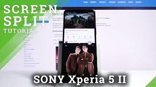 How to Use Dual Screen Feature in Sony Xperia 5 II - Enter Split Screen