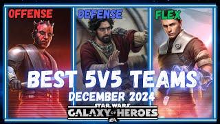 All the Best 5v5 GAC Teams for Offense, Defense or Both - December 2024