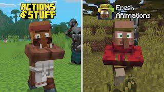 Action & Stuff vs Fresh Animations Minecraft Part 2 | Mob Animation Comparison