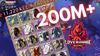  200M+ LOOTS ONLY BLAZING Albion Online | 25M++ Giveaway Contest | LoveBunnie's Adventures Ep. 5