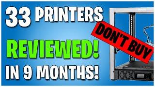 The MOST 3D Printers in a SINGLE VIDEO!