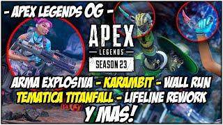 ¡SE LES FUE DE LAS MANOS! Wall run, EPG *Arma explosiva* Karambit ¡Y mas! | Apex legends SEASON 23