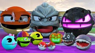 ROBOT PACMAN VS MONSTER PACMAN USE POKEMON NEW fun ADVENTURE  (PACMAN POKEMON)