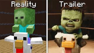 Minecraft Movie : Trailer vs Reality !