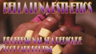 Professional Spa Pedicure Foot Care Routine - No Talking - ASMR 