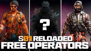 ALL 15+ FREE OPERATOR SKINS TO CLAIM in Black Ops 6 Season 1 Reloaded! (Free Operators Packs & More)