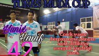 TURNAMEN TM||surif/irfan vs yunix/hanif pasangan guru dan murid menjadi ancaman di turnamen ini