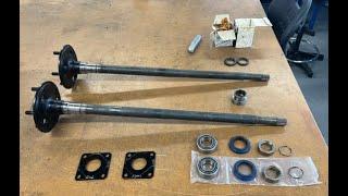 Rover SD1 rear wheel bearing replacement