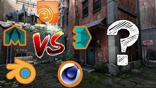 Maya vs 3DsMax vs Cinema 4D vs Houdini vs Blender