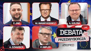 DEBATA PRZEDWYBORCZA: JAKI, WAWRYKIEWICZ, SZEJNA, DZIAMBOR, WIPLER