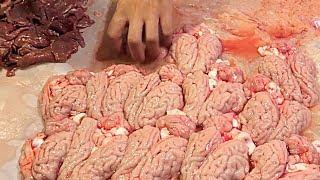 Taiwan Street Food - Sauteed Pig Brain