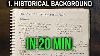 Historical Background Explained with Handwritten Notes #1 Indian Polity → M Laxmikanth