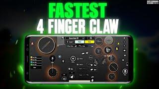 How To Get The Best 4 Finger Claw Control Settings In 2024 | Fastest 4 Finger  | BGMI & PUBG
