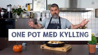 One Pot Kylling med pasta - Virkelig nem hverdagsmad.