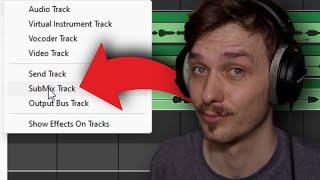 Mixing your own music at HOME | Mixcraft Pro Studio 9 | SubMix Track Tutorial
